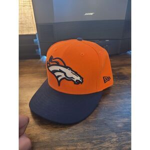 New Era Orange and Navy Hat